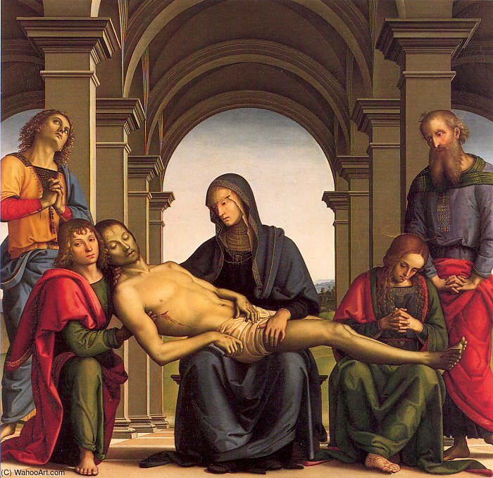 Buy Museum Art Reproductions Untitled (159) by Vannucci Pietro (Le Perugin) (1446-1523) | ArtsDot.com