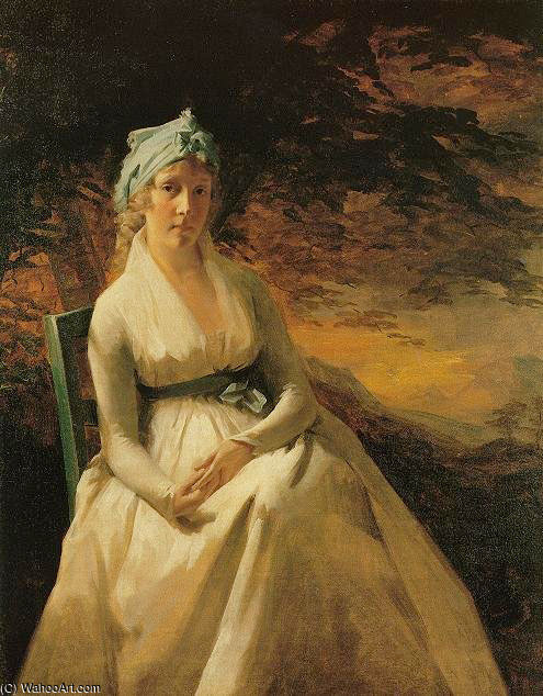Buy Museum Art Reproductions Portrait of Mrs. Andrew by Henry Raeburn (1756-1823, United Kingdom) | ArtsDot.com
