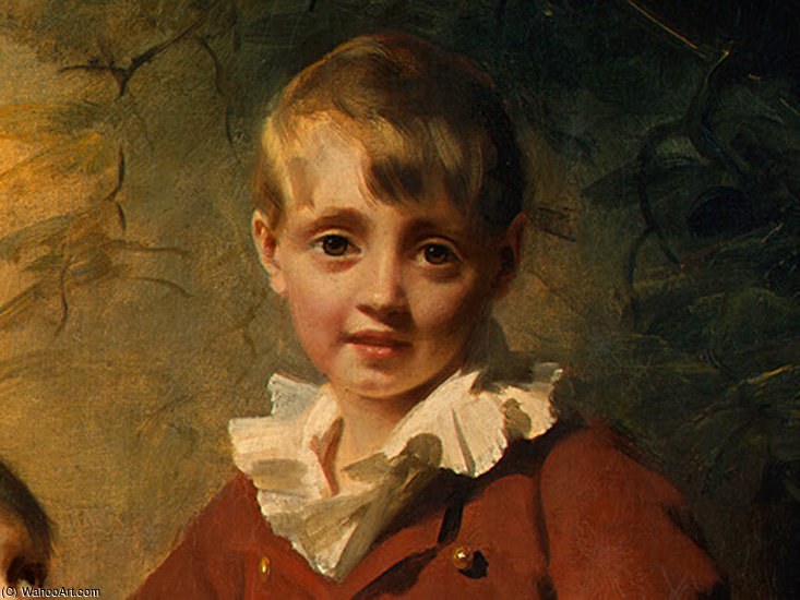 Order Paintings Reproductions The Binning Children dt by Henry Raeburn (1756-1823, United Kingdom) | ArtsDot.com