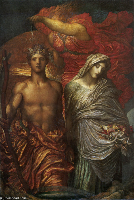 Order Art Reproductions Time Death and Judgement, 1886 by George Frederic Watts (1817-1904, United Kingdom) | ArtsDot.com