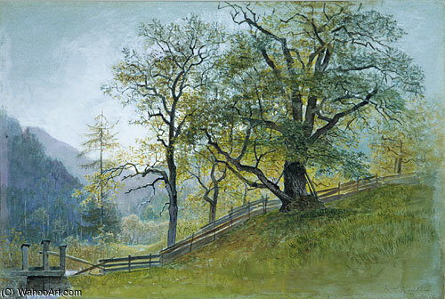Order Oil Painting Replica Vahm in tyrol near brixen by William Stanley Haseltine (1835-1900, United States) | ArtsDot.com