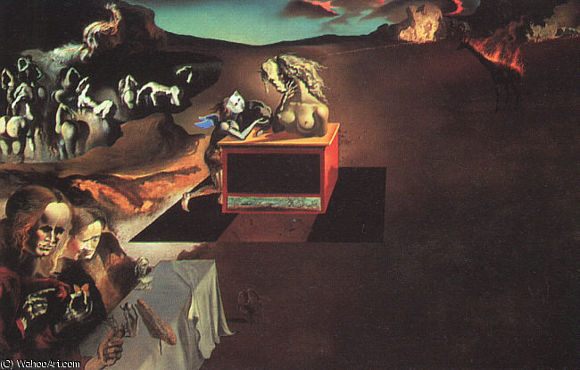 Buy Museum Art Reproductions Dalí inventions of the monsters, oil on canvas, art in, 1937 by Salvador Dali (Inspired By) (1904-1989, Spain) | ArtsDot.com