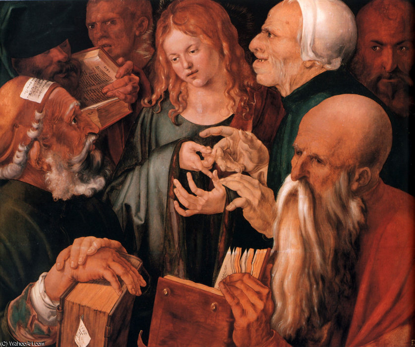 Order Oil Painting Replica Christ among the Doctors by Albert Edelfelt (1854-1905, Finland) | ArtsDot.com