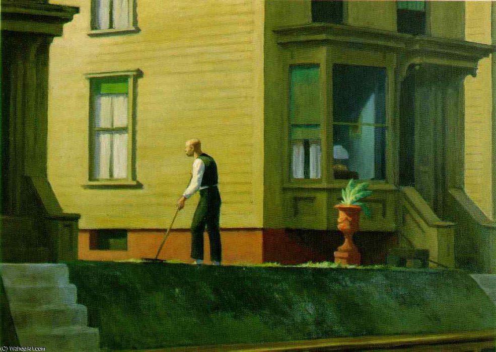 Order Oil Painting Replica Pennsylvania coal town, Butler Institute of Ame, 1947 by Edward Hopper (Inspired By) (1931-1967, United States) | ArtsDot.com