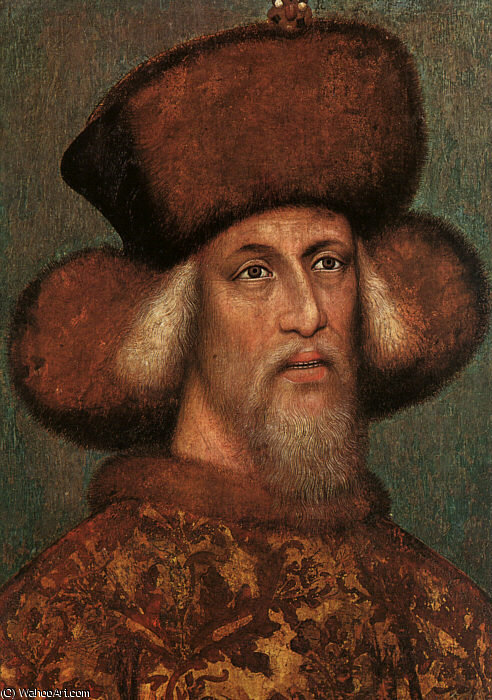 Order Paintings Reproductions Portrait of the Emperor Sigismund, parchm, 1433 by Pisanello (1395-1455, Italy) | ArtsDot.com