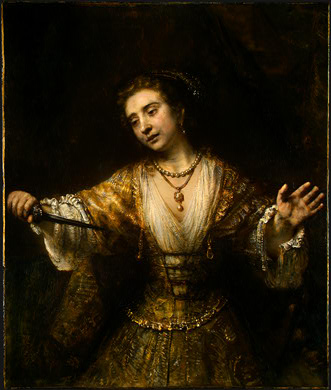 Buy Museum Art Reproductions Lucretia ngw by Rembrandt Van Rijn (1606-1669, Netherlands) | ArtsDot.com