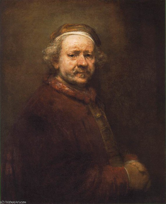 Order Oil Painting Replica Selfportrait ng london, 1669 by Rembrandt Van Rijn (1606-1669, Netherlands) | ArtsDot.com