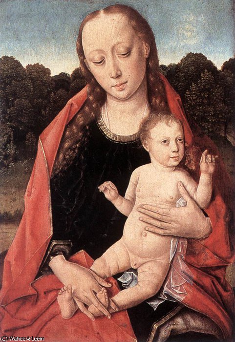 Order Artwork Replica The Virgin and Child by Dieric Bouts (1415-1475) | ArtsDot.com