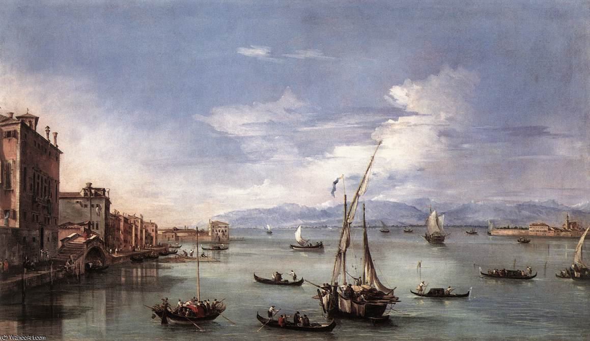 Order Artwork Replica The Lagoon from the Fondamenta Nuove, 1750 by Francesco Lazzaro Guardi (1712-1793, Italy) | ArtsDot.com