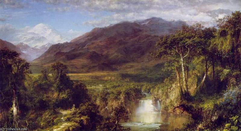 Buy Museum Art Reproductions Heart of the Andes by Frederic Edwin Church (1826-1900, United States) | ArtsDot.com