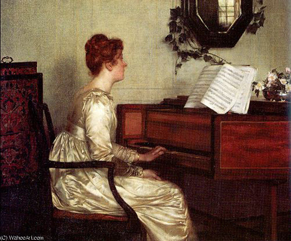 Order Art Reproductions old harmonies by Francis Davis Millet (1846-1912, United States) | ArtsDot.com