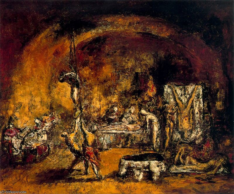 Order Oil Painting Replica Untitled (134) by Arturo Souto (Inspired By) (1902-1964, Spain) | ArtsDot.com