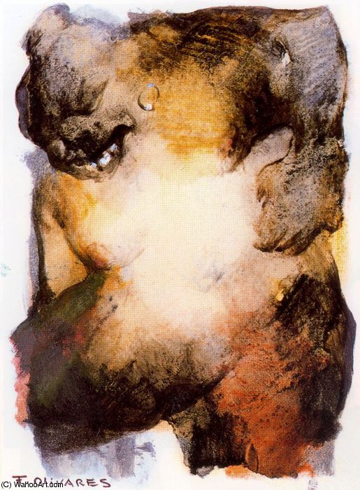 Order Paintings Reproductions Untitled (906) by Fausto Olivares (Inspired By) (1940-1995, Spain) | ArtsDot.com