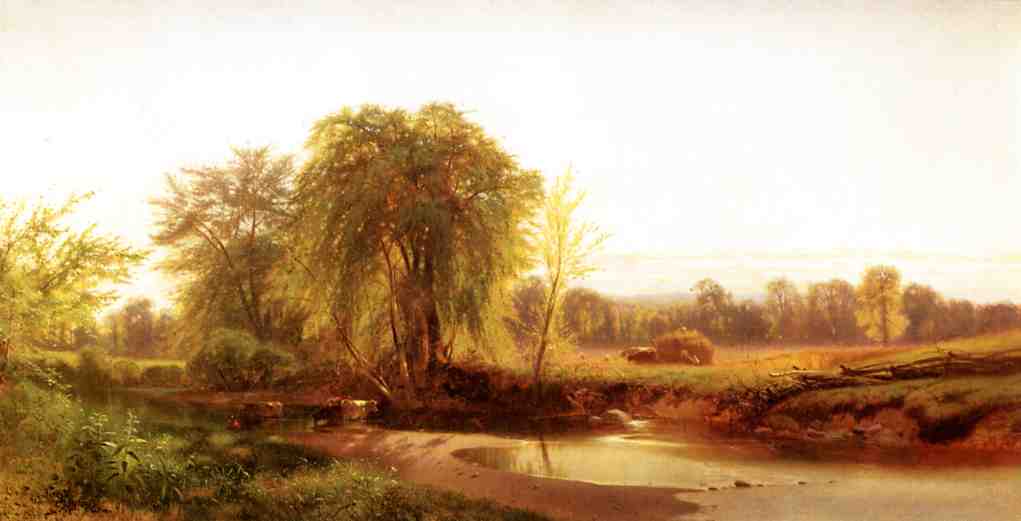 Order Oil Painting Replica Claverack creek by Arthur Parton (1842-1914, United States) | ArtsDot.com