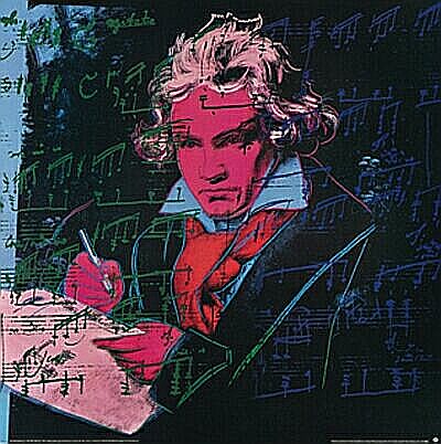 Order Oil Painting Replica Beethoven b - (2303649), 1987 by Andy Warhol (Inspired By) (1928-1987, United States) | ArtsDot.com