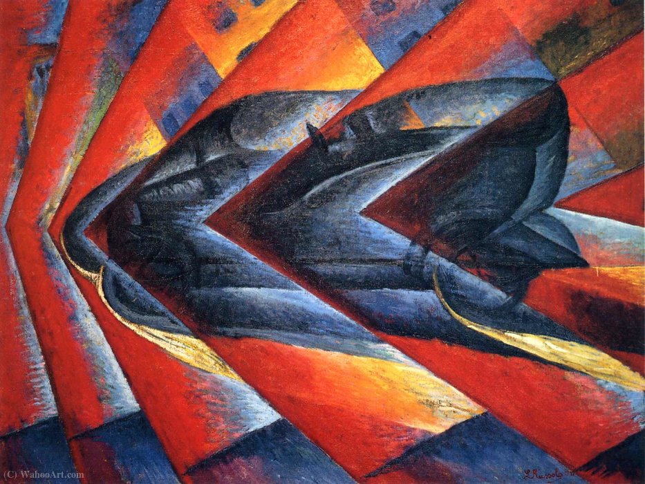 Order Paintings Reproductions Untitled (637) by Luigi Russolo (1885-1947) | ArtsDot.com