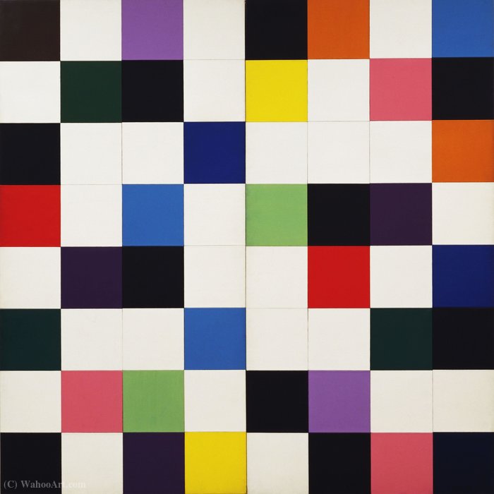 Colors for a Large Wall by Ellsworth Kelly (1923-2015, United States) Ellsworth Kelly | ArtsDot.com