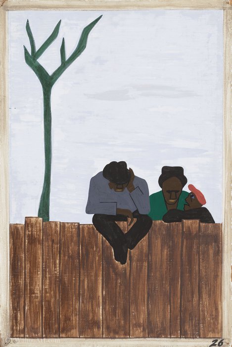And people all over the South began to discuss this great movement by Jacob Lawrence (1917-2000, United States) Jacob Lawrence | ArtsDot.com