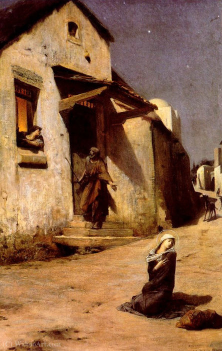 Order Paintings Reproductions Bethlehem by Luc Olivier Merson (1846-1920) | ArtsDot.com