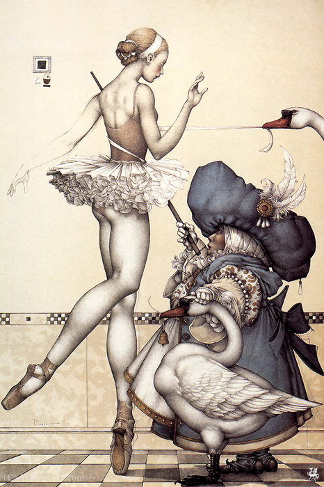 Ballet mistress by Michael Parkes Michael Parkes | ArtsDot.com