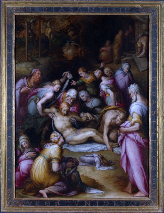 Buy Museum Art Reproductions Lamentation of the Dead Christ by Giovanni Battista Naldini (1535-1591) | ArtsDot.com