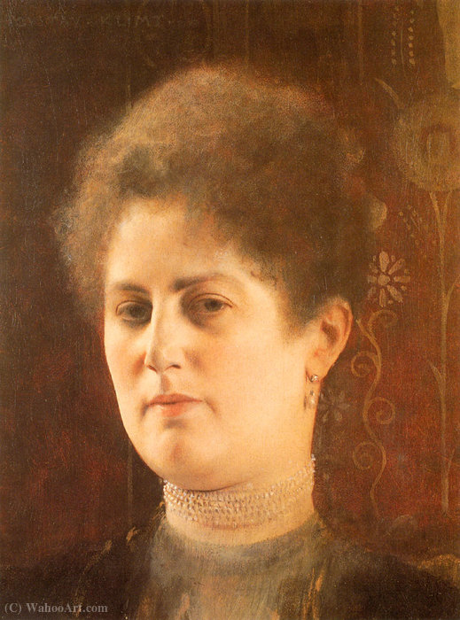 Order Oil Painting Replica Portrait of a Lady by Gustav Klimt | ArtsDot.com