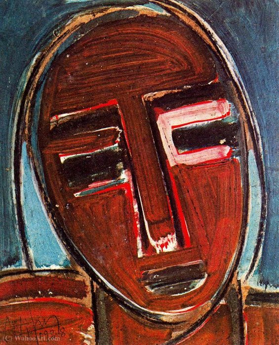 Buy Museum Art Reproductions Untitled (420) by Wifredo Lam (Inspired By) (1902-1982, Cuba) | ArtsDot.com