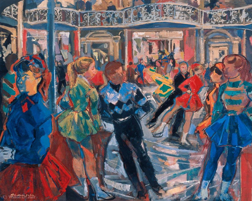 Order Paintings Reproductions The Palace of Ice by Emilio Grau Sala (Inspired By) (1911-1975) | ArtsDot.com