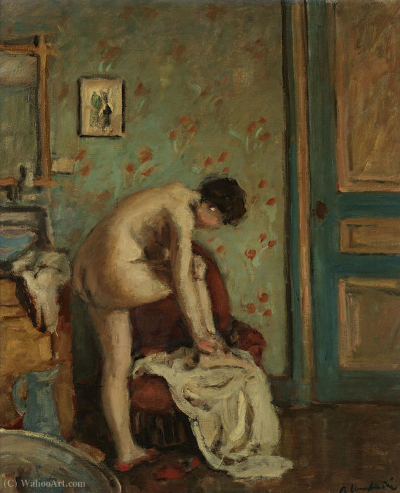 Buy Museum Art Reproductions Woman by the Toilette, (1930) by Albert André (Inspired By) (1869-1954) | ArtsDot.com