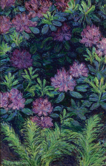 Order Paintings Reproductions Rhododendrons, (1928) by Blanche Hoschedé-Monet (1865-1947) | ArtsDot.com