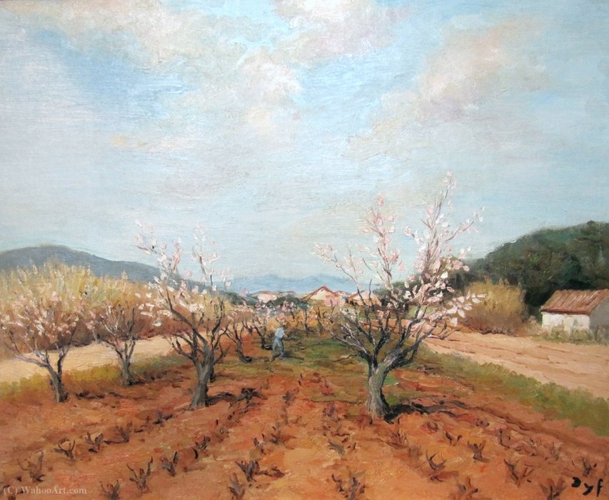 Buy Museum Art Reproductions An orchard by Marcel Dyf (Inspired By) (1899-1985, France) | ArtsDot.com