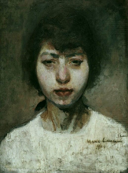 Buy Museum Art Reproductions Autoportrait (1904) by Marie Laurencin (Inspired By) (1883-1956, France) | ArtsDot.com