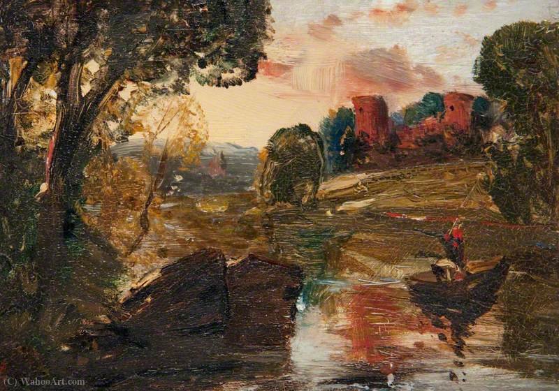 Order Oil Painting Replica Study for bothwell castle by Alexander Fraser (1827-1899, United Kingdom) | ArtsDot.com