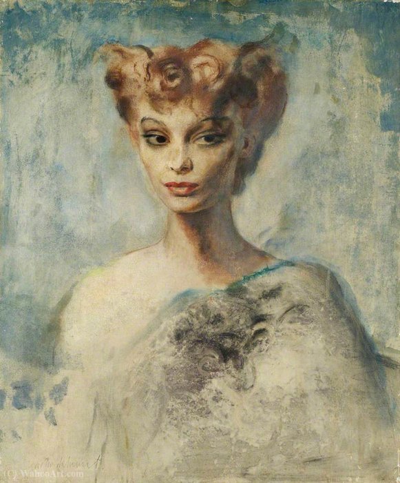 Buy Museum Art Reproductions Faun (Mrs Constant Lambert) by Gerald Leslie Brockhurst (Inspired By) (1890-1978, United Kingdom) | ArtsDot.com