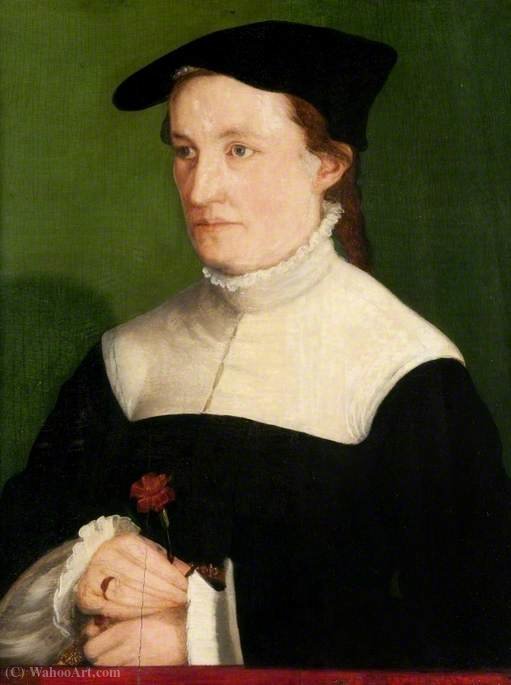 Order Artwork Replica Portrait of a Lady by Christoph Amberger (1505-1562, Germany) | ArtsDot.com