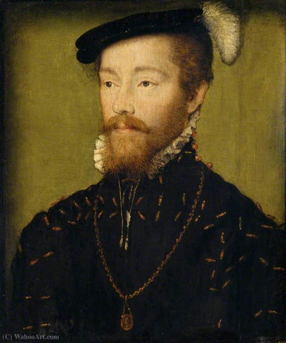 Order Paintings Reproductions King James V, King of Scotland by Corneille De Lyon (1500-1575, Netherlands) | ArtsDot.com
