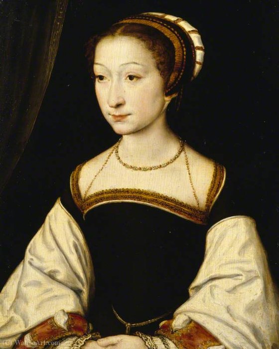 Buy Museum Art Reproductions Portrait of an Unknown Young Lady by Corneille De Lyon (1500-1575, Netherlands) | ArtsDot.com