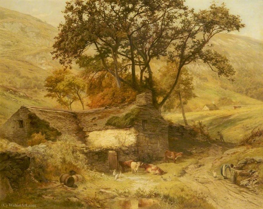 Order Art Reproductions Pastoral scene by Edward Henry Holder (1847-1922, United Kingdom) | ArtsDot.com