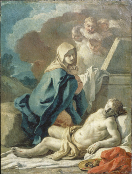 Order Art Reproductions Pity by Francesco De Mura (1696-1782, Italy) | ArtsDot.com