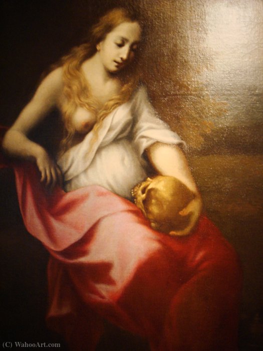 Order Paintings Reproductions La maddalena by Francesco Furini (1603-1646, Italy) | ArtsDot.com