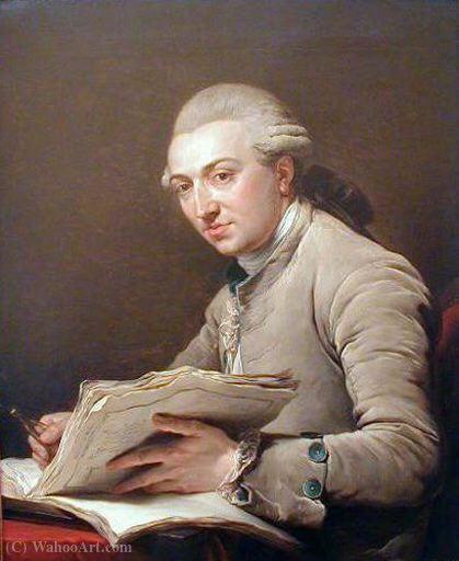 Order Art Reproductions Portrait of Pierre Rousseau by François André Vincent (1746-1816, France) | ArtsDot.com