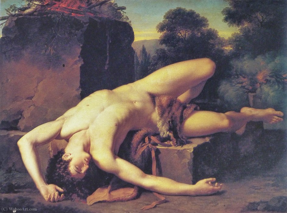 Order Art Reproductions Death of Abel by François Xavier Fabre (1766-1837, France) | ArtsDot.com