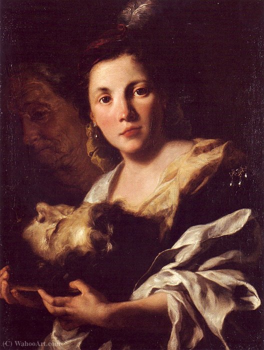 Order Artwork Replica Salome with the Head of John the Baptist by Gaspare Traversi (1722-1770, Italy) | ArtsDot.com