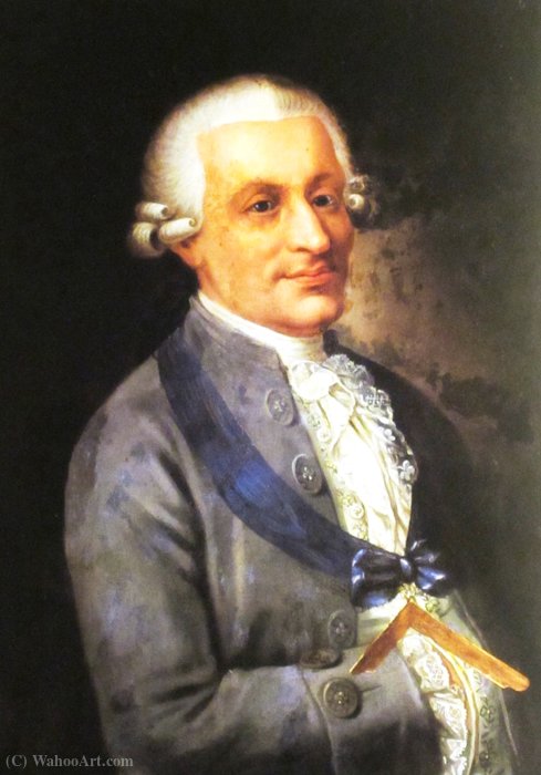 Buy Museum Art Reproductions Portrait johann carl dähnert by Georg David Matthieu (1737-1778, Germany) | ArtsDot.com