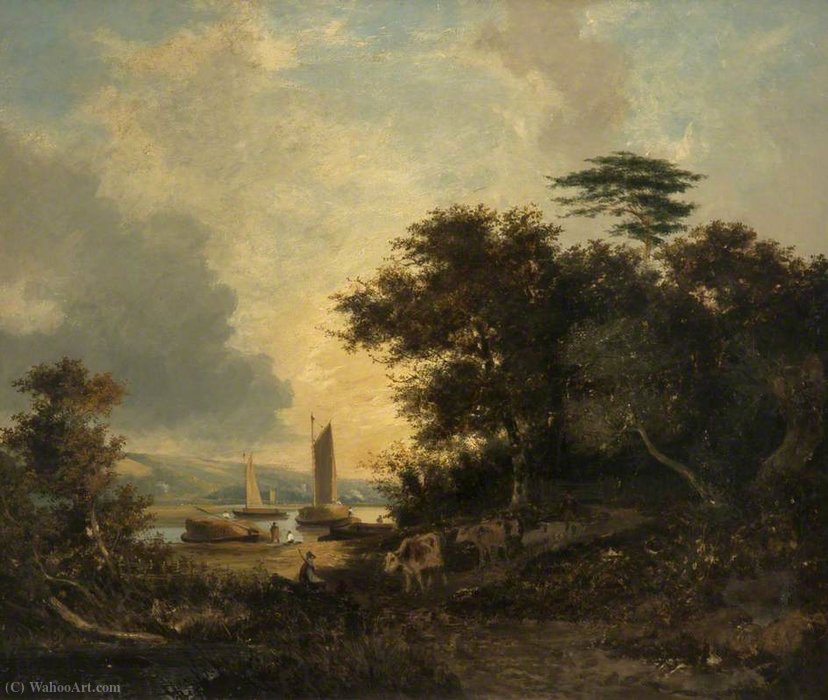 Buy Museum Art Reproductions Bramerton, Woods End, near Thorpe, Norfolk by George Vincent (1796-1831, United Kingdom) | ArtsDot.com