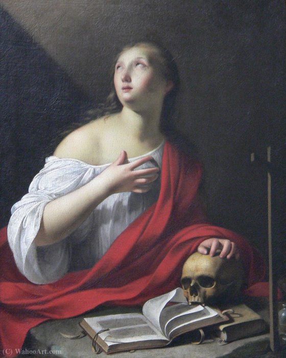 Buy Museum Art Reproductions Penitent mary magdalene by Guy François (Inspired By) (1939-1978, Italy) | ArtsDot.com