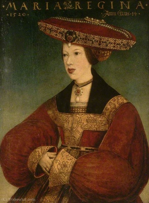 Buy Museum Art Reproductions Mary of Austria in by Hans Maler (1480-1530, Germany) | ArtsDot.com