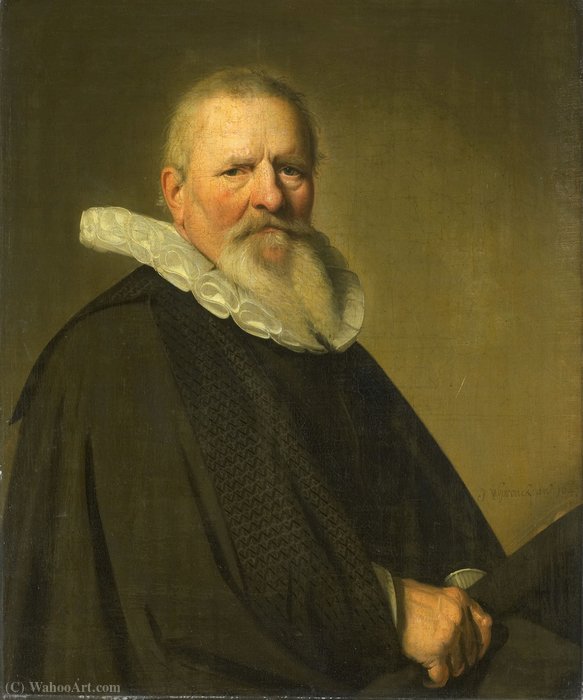 Order Oil Painting Replica Portrait of Pieter Jacobsz by Jan Cornelisz Verspronck | ArtsDot.com