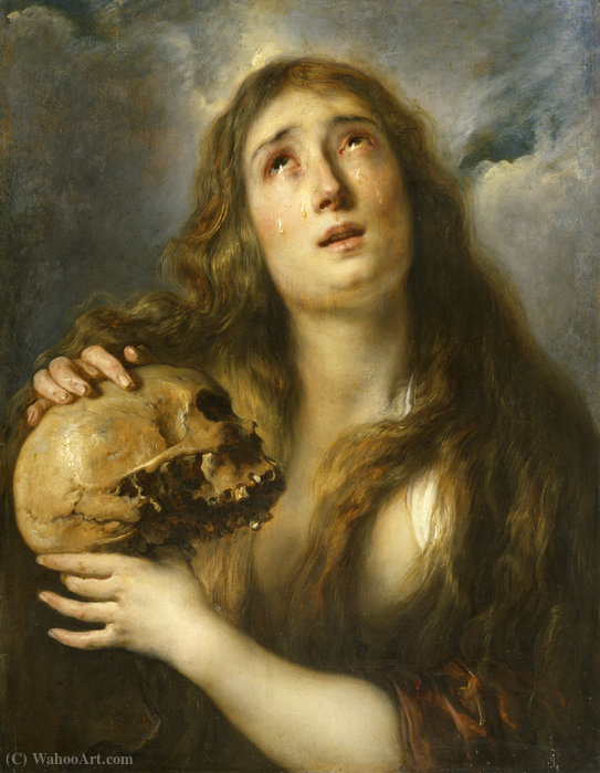 Buy Museum Art Reproductions Mary magdalene by Jan Cossiers (1600-1671, Belgium) | ArtsDot.com