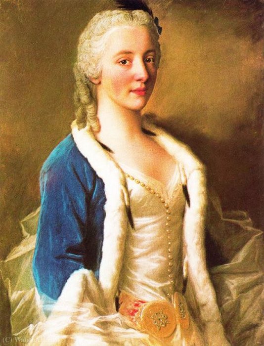 Order Oil Painting Replica Marie charlotte boissier by Jean Étienne Liotard (1702-1789, Switzerland) | ArtsDot.com